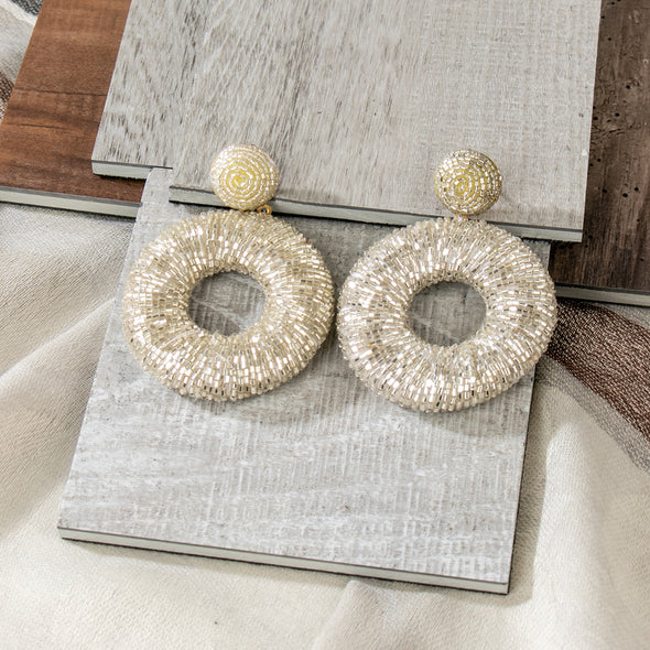 Alfie Beaded Wrap Earrings