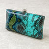 Giorgia Snake Print Clutch Bag