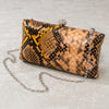 Giorgia Snake Print Clutch Bag