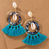 Antonella Tassel Hoop Earrings