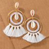 Antonella Tassel Hoop Earrings