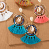 Antonella Tassel Hoop Earrings