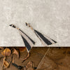 Aggie Geometric Shape Animal Print Rhinestones Earrings