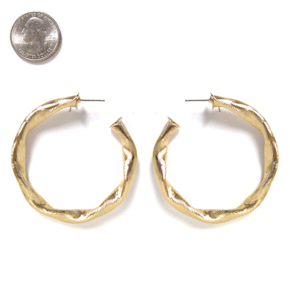 Metal Hoop Earrings