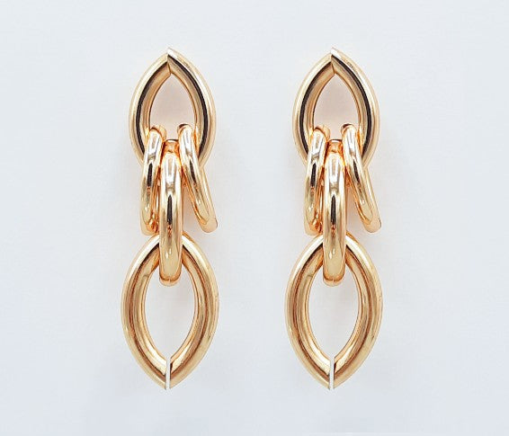 Metal Link Earrings 1530