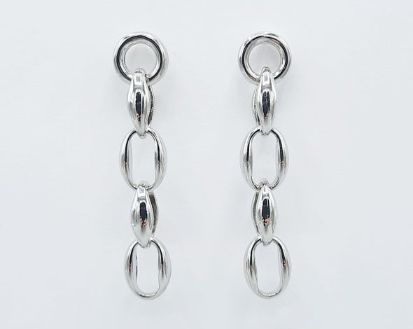 Metal Link Chain Earrings 1533
