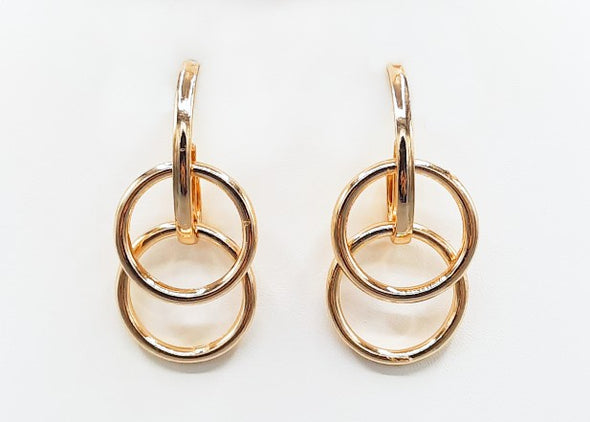 Metal Link Earrings 1535