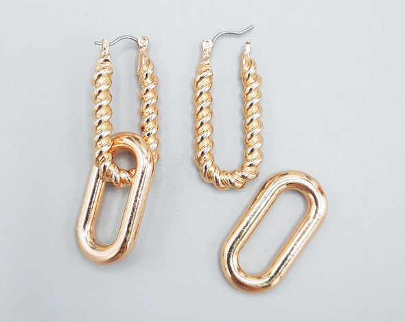 Metal Casting Earrings 1538