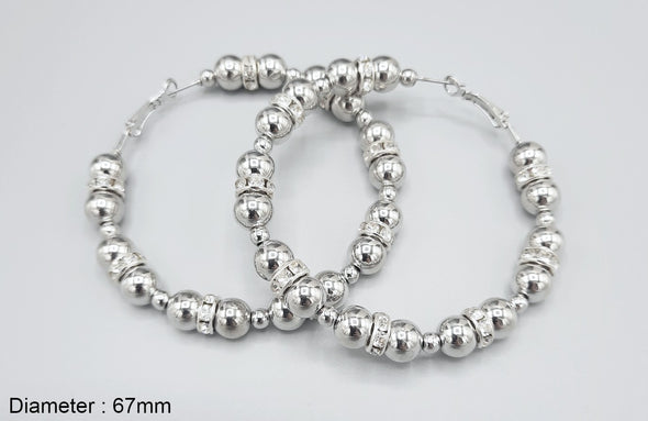 Ball Hoop Earrings 1544