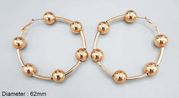 Ball Pipe Earrings 1546