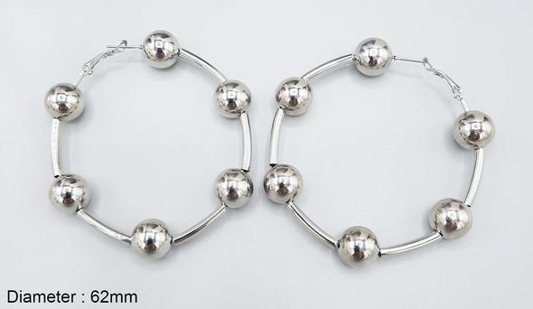 Ball Pipe Earrings 1546