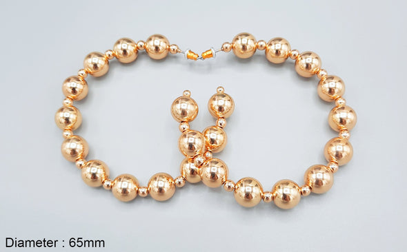 Ball Hoop Earrings 1548