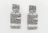 Hammered Rectangle Earrings 1558