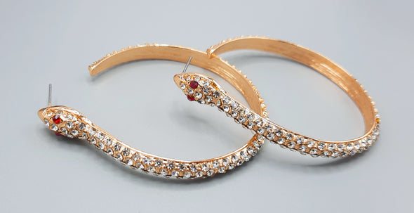 Casting Snake Earrings 1583