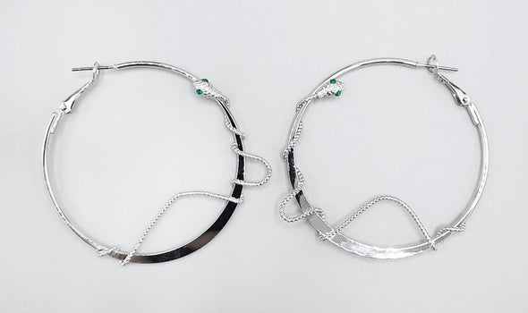 Snake Hoop Earrings 1584