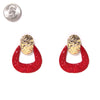Colored Metal Statement Earrings 9483