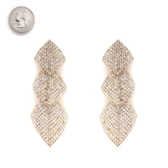 Rhinestone Drop Earrings 9883