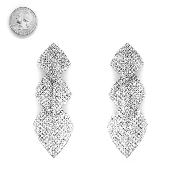 Rhinestone Drop Earrings 9883