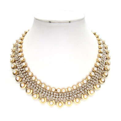 Metal Statement Necklace Set 8971