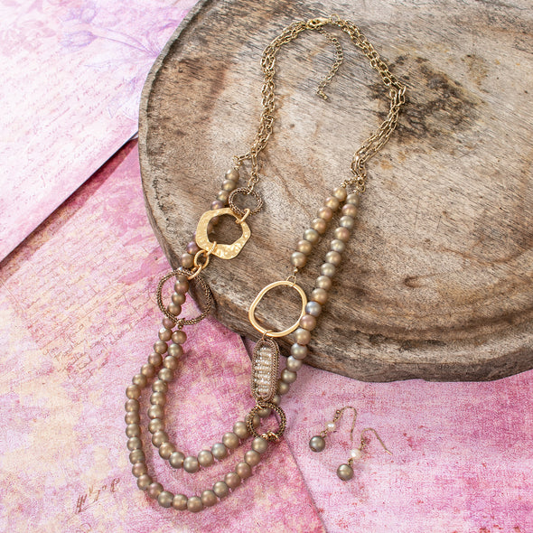 Wanda Beaded Necklace Set
