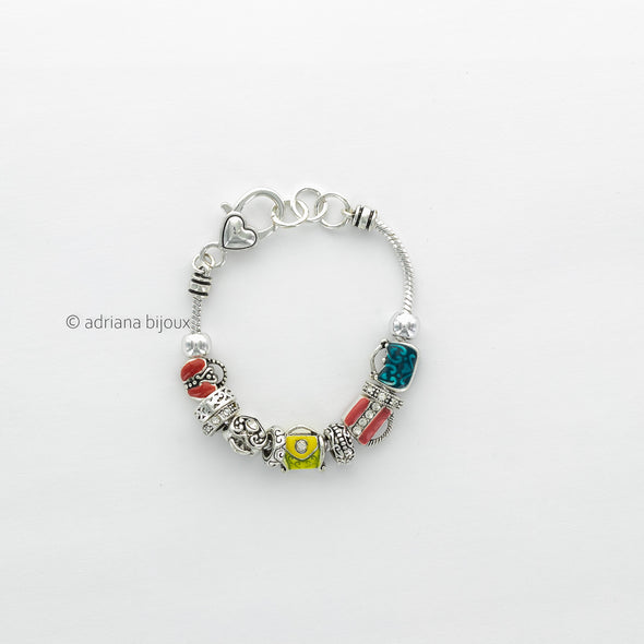 Multi Bead Bracelet OB01057MUL