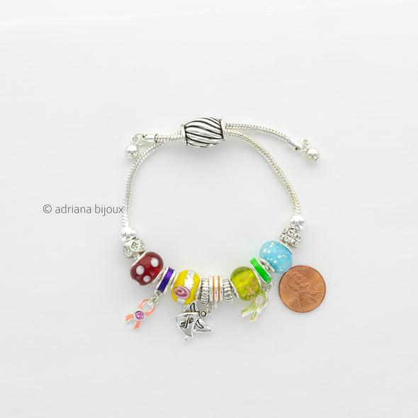 Multi Bead Bracelet OB02758MUL