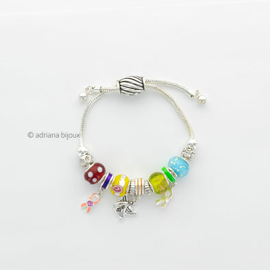Multi Bead Bracelet OB02758MUL