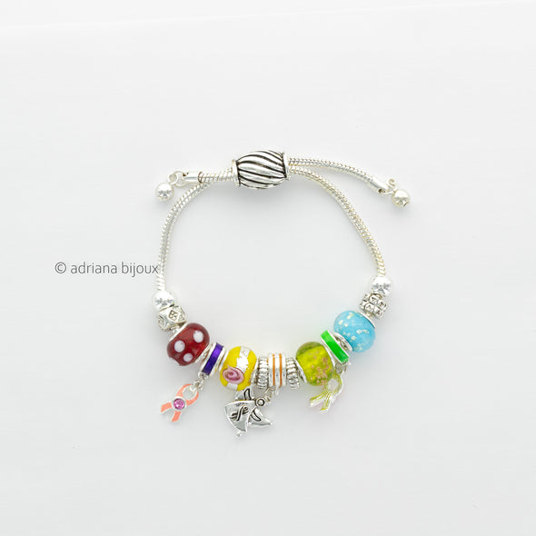 Multi Bead Bracelet OB02758MUL