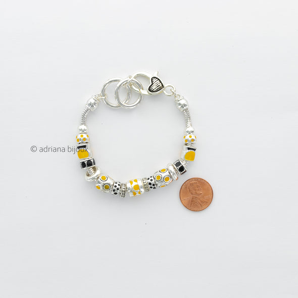 Multi Bead Bracelet OB03842YE