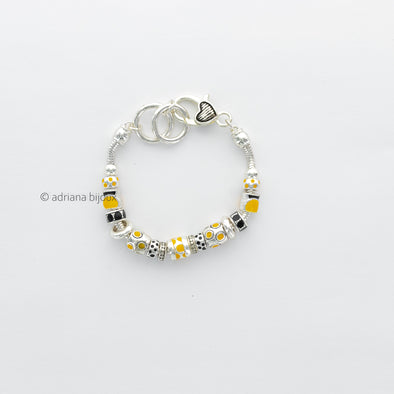 Multi Bead Bracelet OB03842YE