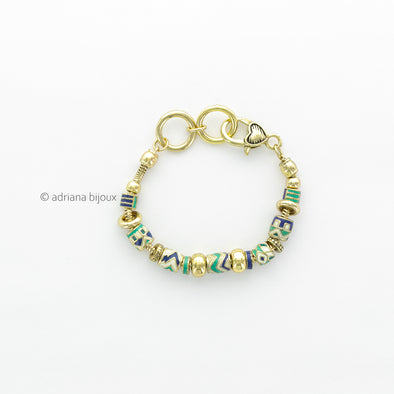 Multi Bead Bracelet OB03846BL