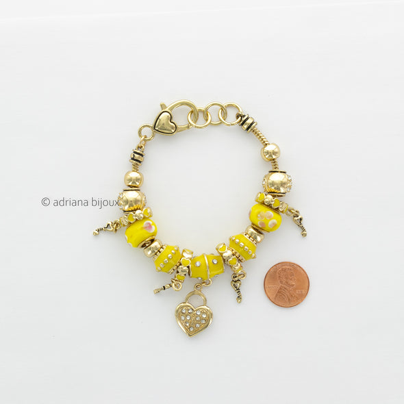 Multi Bead Bracelet OB04385YE