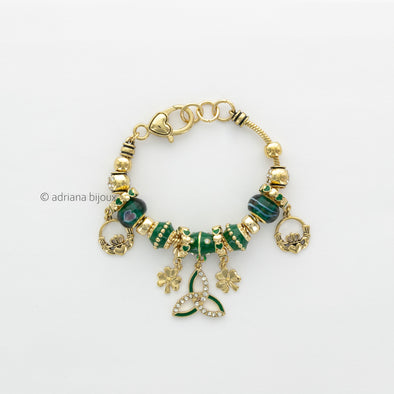 Multi Bead Bracelet OB05050GN