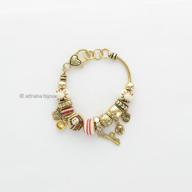Multi Bead Bracelet OB05151GMT