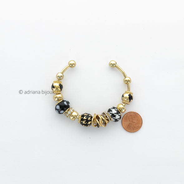 Multi Bead Bracelet OB05405BK