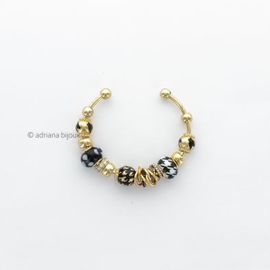 Multi Bead Bracelet OB05405BK