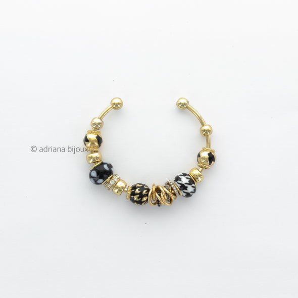 Multi Bead Bracelet OB05405BK