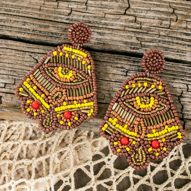 Tanisha Good Luck Eyes Earrings