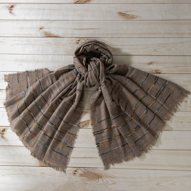 Britney Crochet Printed Scarf