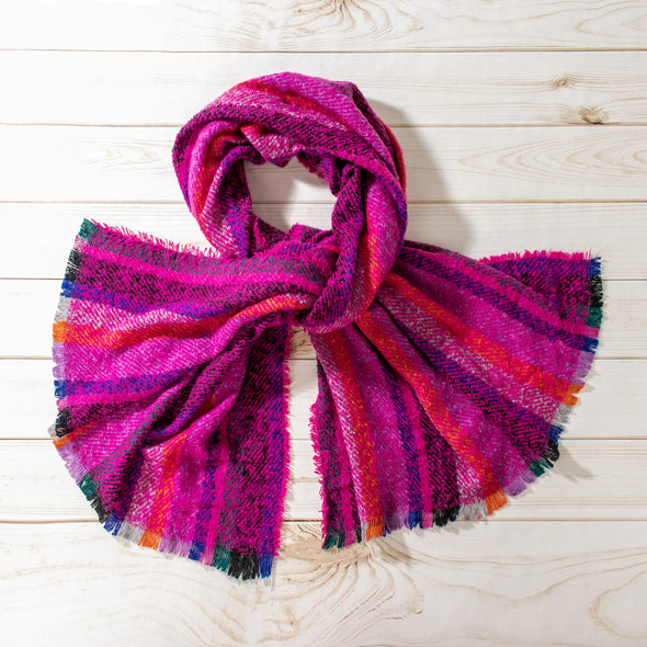 Bianca Colorful Crochet Scarf