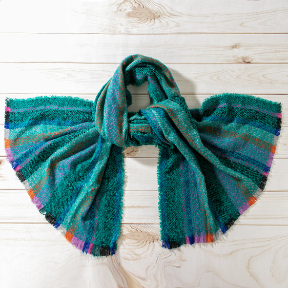 Bianca Colorful Crochet Scarf